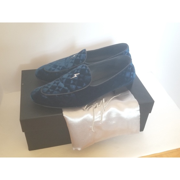 SOLD Giuseppe Zanotti Suit Patterned Velvet Loafer - Picture 7 of 7